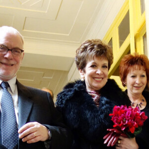 Exclusif - Mariage de Catherine Laborde et Thomas Stern le samedi 9 novembre 2013 à la mairie du 2e arrondissement de Paris.