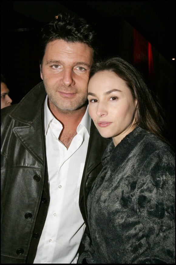 Vanessa Demouy et Philippe Lellouche à Paris, le 21 février 2005.