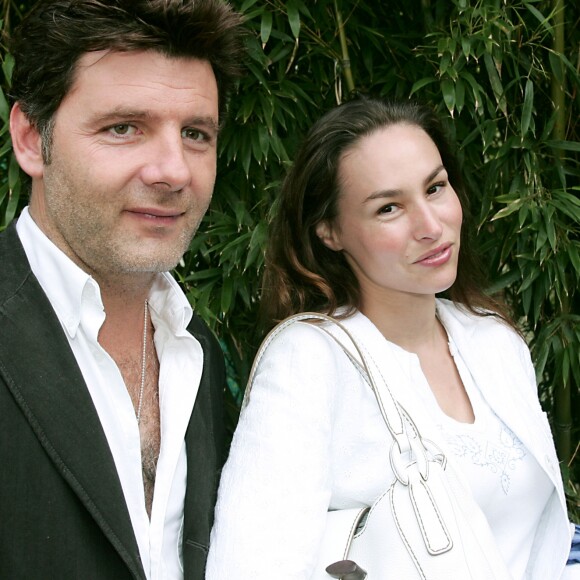 Vanessa Demouy et Philippe Lellouche à Paris, le 25 mai 2005.