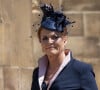 Sarah Ferguson, duchesse d'York - Les invités arrivent à la chapelle St. George pour le mariage du prince Harry et de Meghan Markle au château de Windsor, le 19 mai 2018.