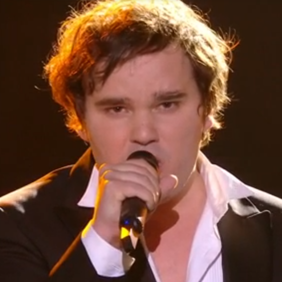 Jim Bauer, Talent de Marc Lavoine, lors de la demi-finale de "The Voice" - TF1