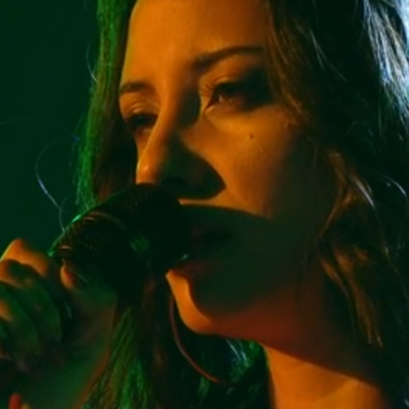 Marghe, Talent de Florent Pagny, lors de la demi-finale de "The Voice" - TF1