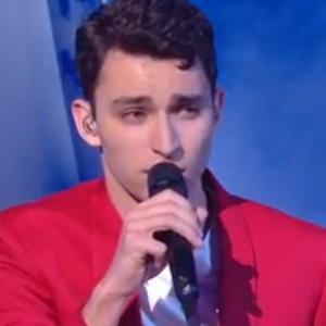 Tarik, Talent de Marc Lavoine, lors de la demi-finale de "The Voice" - TF1