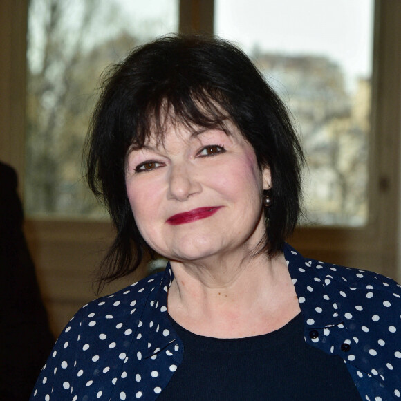 Maurane - Remise de la médaille Grand Vermeil de la Ville de Paris dans les salons de la Mairie à Michel Legrand à Paris. Le 22 janvier 2015