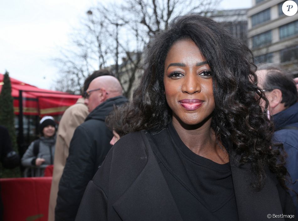 Hapsatou Sy - Arrivées au "Déjeuner des Nommés de la 45ème édition des César 2020" au restaurant le Fouquet's à Paris. Le 9 février 2020