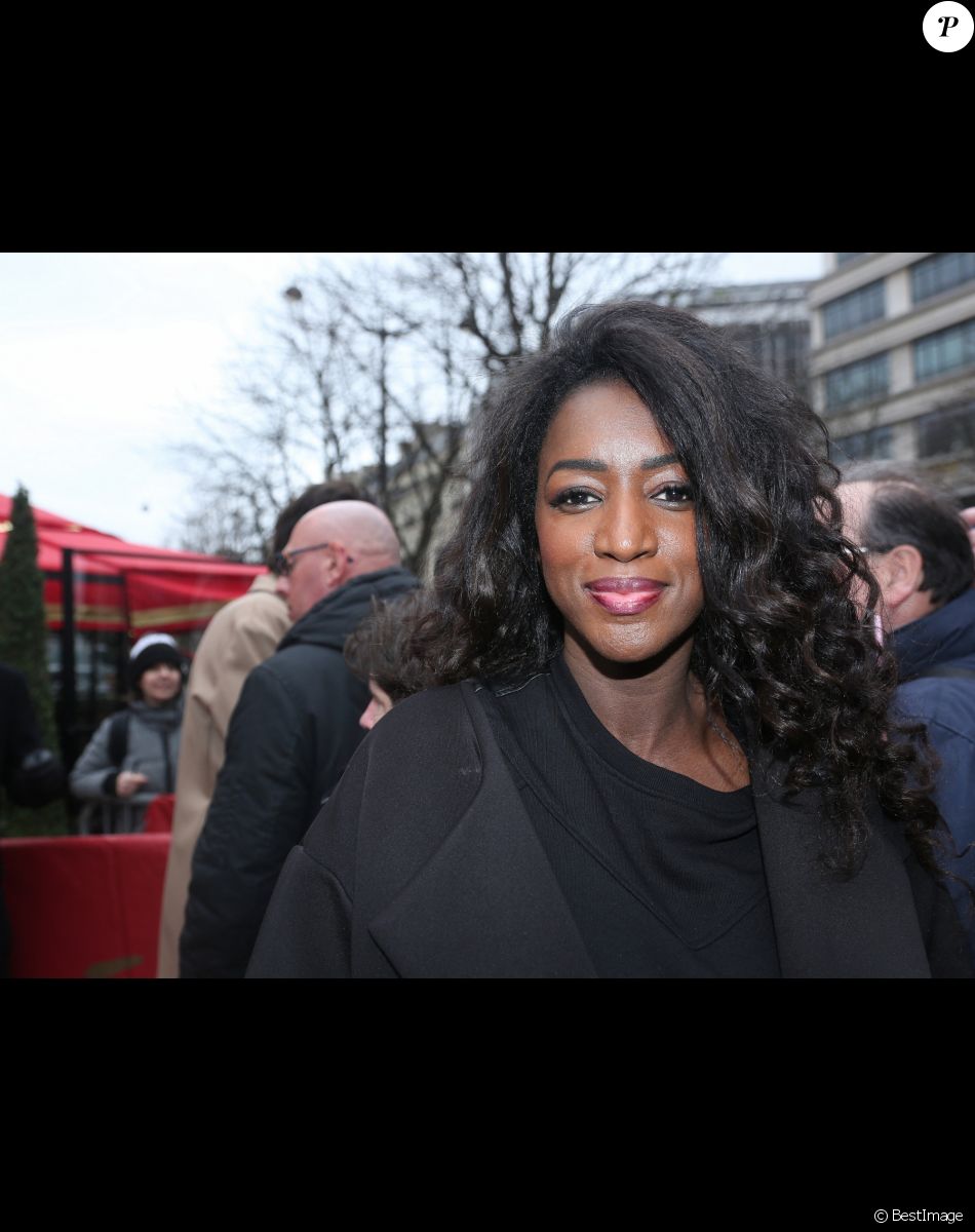 Hapsatou Sy - Arrivées au "Déjeuner des Nommés de la 45ème édition des César 2020" au restaurant le Fouquet's à Paris. Le 9 février 2020