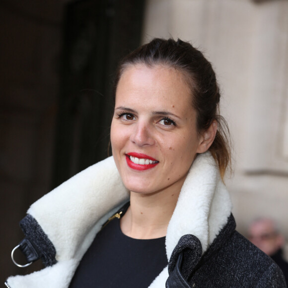 Laure Manaudou - Défilé de mode, collection prêt-à-porter automne-hiver 2014/2015 "Guy Laroche" au Grand Palais à Paris. Le 26 février 2014.