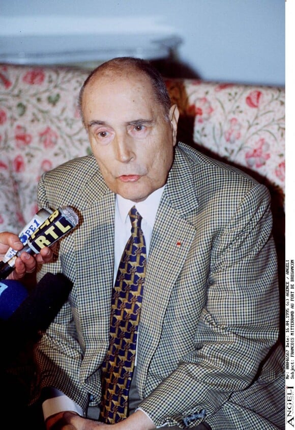François Mitterrand à Brégançon.