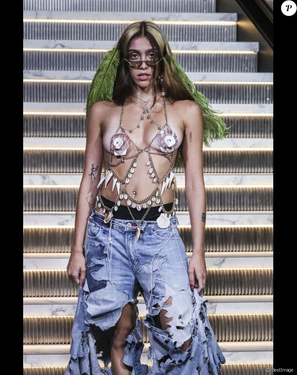 Lourdes Leon lors du défilé Gypsy Sport à New York, le 11 septembre 2018.