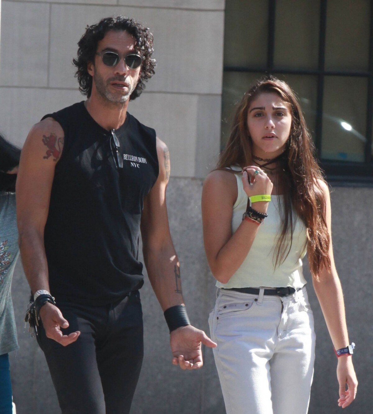 Photo : Lourdes Leon et son père Carlos Leon à New York, le 28 ...
