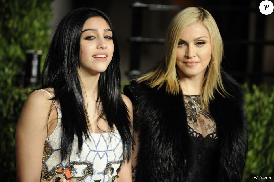 Madonna et Lourdes Leon à la soirée Vanity Fair pour les Oscars à Los Angeles, le 27 février 2011.