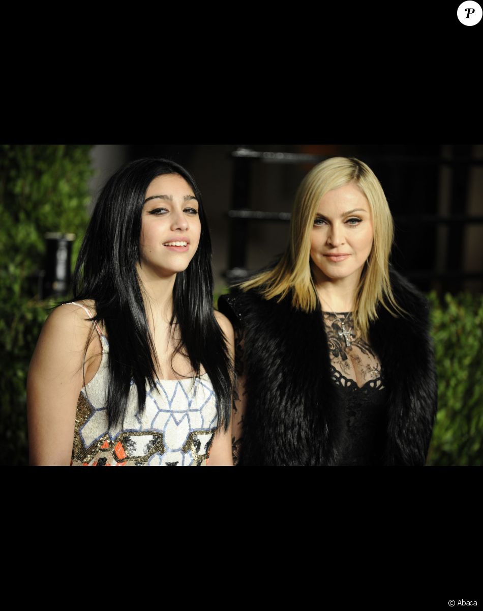 Madonna et Lourdes Leon à la soirée Vanity Fair pour les Oscars à Los Angeles, le 27 février 2011.