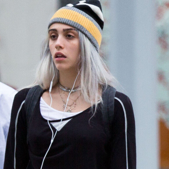 Exclusif - Lourdes Leon (fille de Madonna) arbore un nouveau look dans les rues de New York! Le 18 mai 2015