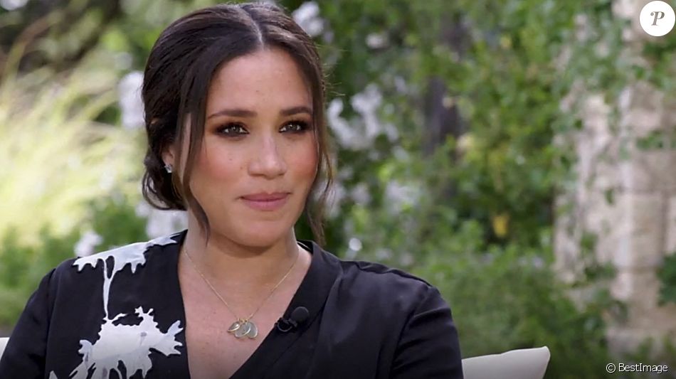 La chaîne CBS va diffuser l'entretien intitulé "Meghan & Harry" entre le prince Harry, Meghan Markle et la présentatrice américaine Oprah Winfrey, qui sera diffusé le 7 mars. Un échange qui promet son lot de révélations explosives. © Capture TV CBS via Bestimage