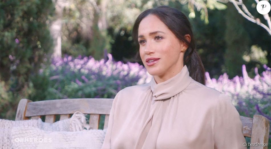 Meghan Markle, duchesse de Sussex, fait une apparition à la télévision américaine dans l'émission "CNN Heroes" le 13 decembre 2020.