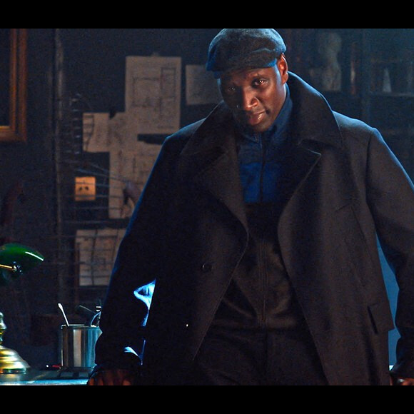 Omar Sy, dans le rôle du personnage principal de la série Lupin Assane Diop.