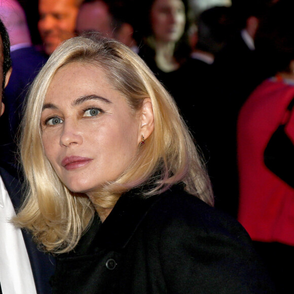 Carlos Ghosn et Emmanuelle Béart - Soirée de la 33ème édition du Festival Automobile International à l'hôtel International des Invalides à Paris le 30 janvier 2018.