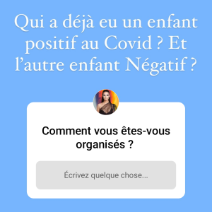 L'un des enfants d'Emilie Nef touché par le coronavirus ?