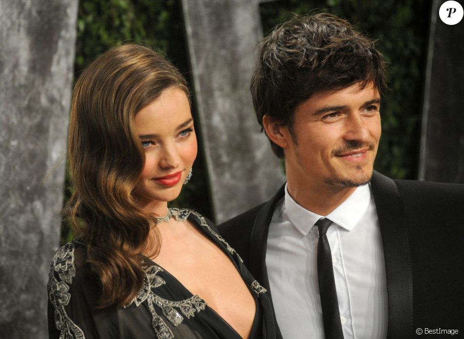 Miranda Kerr et Orlando Bloom à West Hollywood.