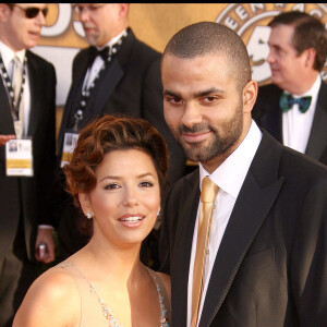 Eva Longoria et Tony Parker lors de la cérémonie des SAG Awards, à Los Angeles, le 25 janvieer 2009.