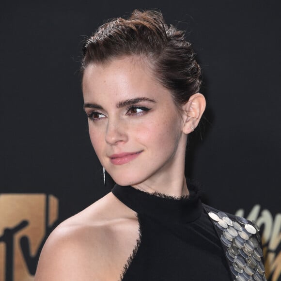 Emma Watson au MTV Movie & TV awards à l'auditorium de Shrine à Los Angeles. Le 7 mai 2017.