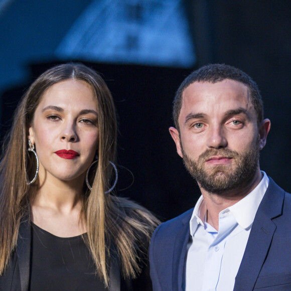 Alysson Paradis avec son compagnon Guillaume Gouix - Photocall du défilé de la collection Croisière Chanel 2018/2019 au Grand Palais à Paris, France, le 3 mai 2018. © Olivier Borde/Bestimage