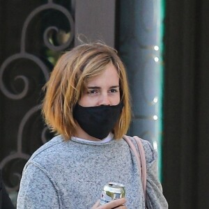 Exclusif - Emma Watson à Beverly Hills, le 10 mars 2021.