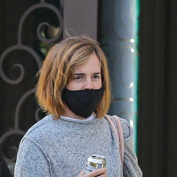 Exclusif - Emma Watson à Beverly Hills, le 10 mars 2021.