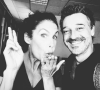 Astrid Veillon et Stéphane Blancafort sur le tournage de Tandem - Instagram, septembre 2016