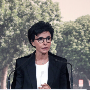 Rachida Dati lors d'une réunion du conseil qui élira officiellement la maire de Paris, Anne Hidalgo, à l'hôtel de ville de Paris, le 3 juillet 2020. © Stéphane Lemouton/Bestimage