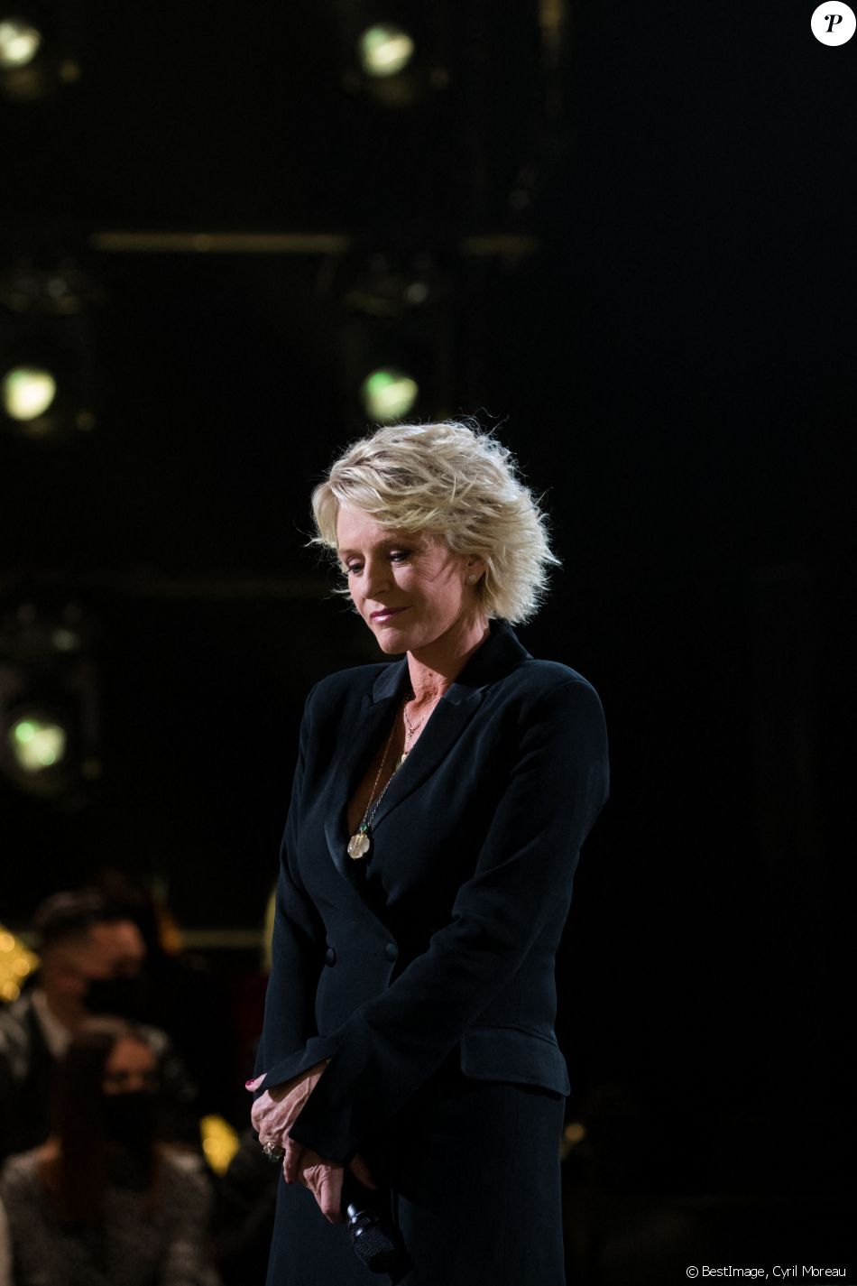 Exclusif - Sophie Davant - Enregistrement de l'émission "La Lettre", présentée par S.Davant, qui sera diffusée le 16 janvier 2021 sur France 2. Le 16 octobre 2020 © Cyril Moreau / Bestimage