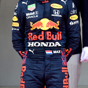Pierre Casiraghi, le prince Albert II de Monaco, Andrea Casiraghi, Max Verstappen - Podium du 78ème Grand Prix de F1 de Monaco le 23 mai 2018. Bruno Bebert/Bestimage 
