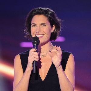 Alessandra Sublet - Enregistrement de l'émission "Duos Mystères" à la Seine Musicale à Paris.