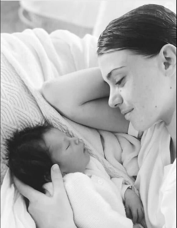 Barbara Opsomer avec son fils Gabriel