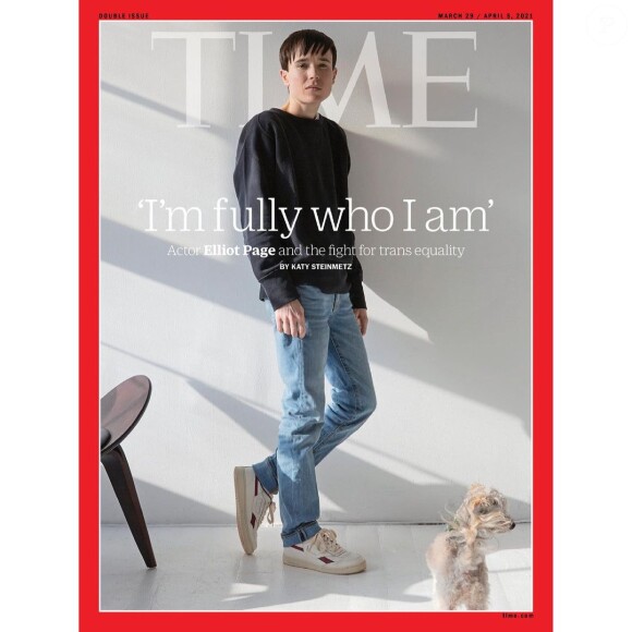 Elliot Page fait la couverture du magazine "Times" et évoque sa trans-identité.