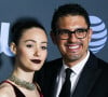 Emmy Rossum et son mari Sam Esmail - Photocall de la 24ème soirée des "Annual Critics's Choice Awards" à Santa Monica.