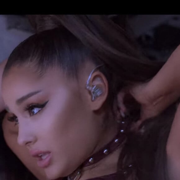 Ariana Grande a été choisie par son idole, Mariah Carey, pour participer au clip de son tube de Noël "All I want for Christmas is you". Los Angeles. Le 24 décembre 2020.