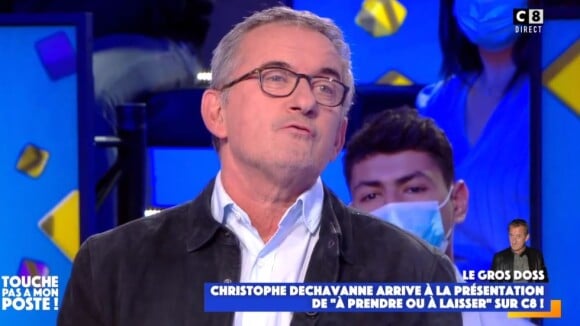 Christophe Dechavanne dans "Touche pas à mon poste", sur C8