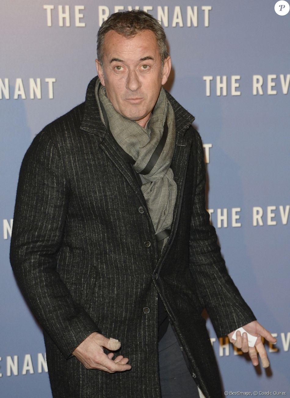 Christophe Dechavanne - Avant-première du film "The Revenant" au Grand Rex à Paris, le 18 janvier 2016. © Coadic Guirec/Bestimage