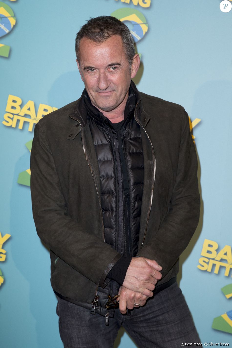 Christophe Dechavanne - Avant-première du film "Babysitting 2" au Gaumont Opéra à Paris, le 23 novembre 2015. © Olivier Borde/Bestimage