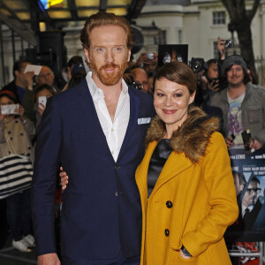 Damian Lewis et Helen McCrory arrivent à la première de "Our Kind of Traitor" à Londres, le 5 mai 2016.