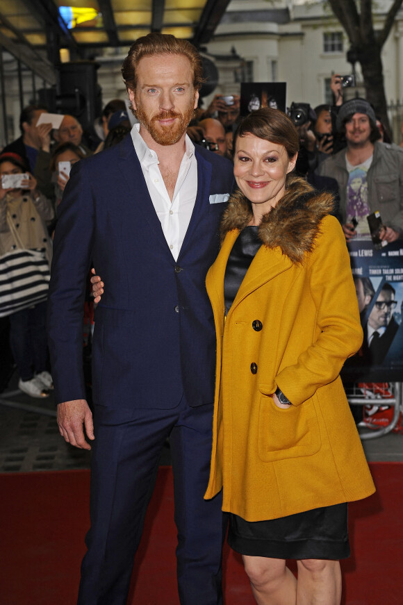 Damian Lewis et Helen McCrory arrivent à la première de "Our Kind of Traitor" à Londres, le 5 mai 2016.