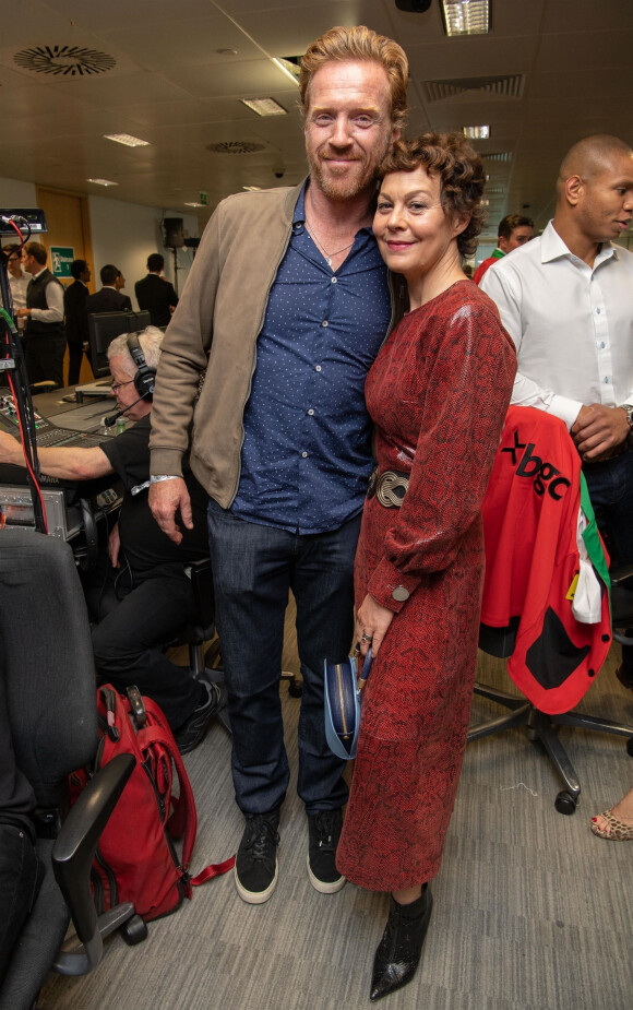 Damian Lewis et Helen McCrory à la 15ème édition du "BGC Charity Day" à Londres, le 11 septembre 2019. 