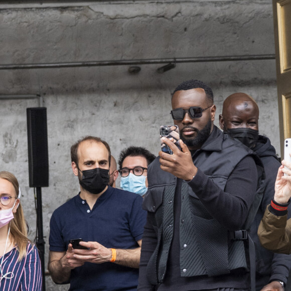 Gims (Gandhi Djuna) lors du lancement de la collection capsule Gims x Magnum à Paris le 27 mai 2021. © Perusseau / Bellak / Bestimage