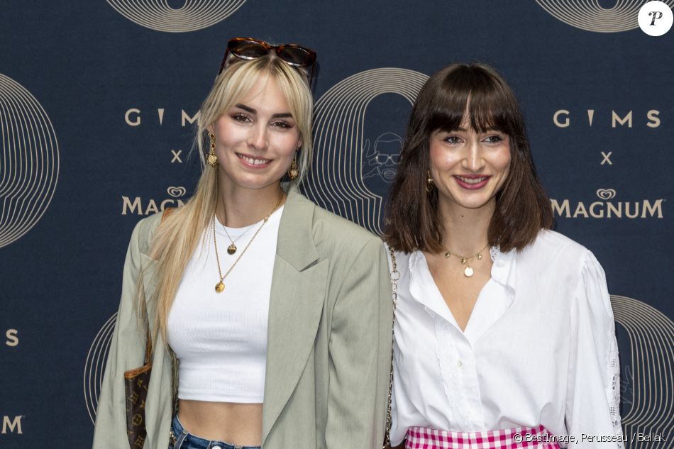 Dolorescfr et Louisegrdd lors du lancement de la collection capsule Gims x Magnum à Paris le 27 mai 2021. © Perusseau / Bellak / Bestimage