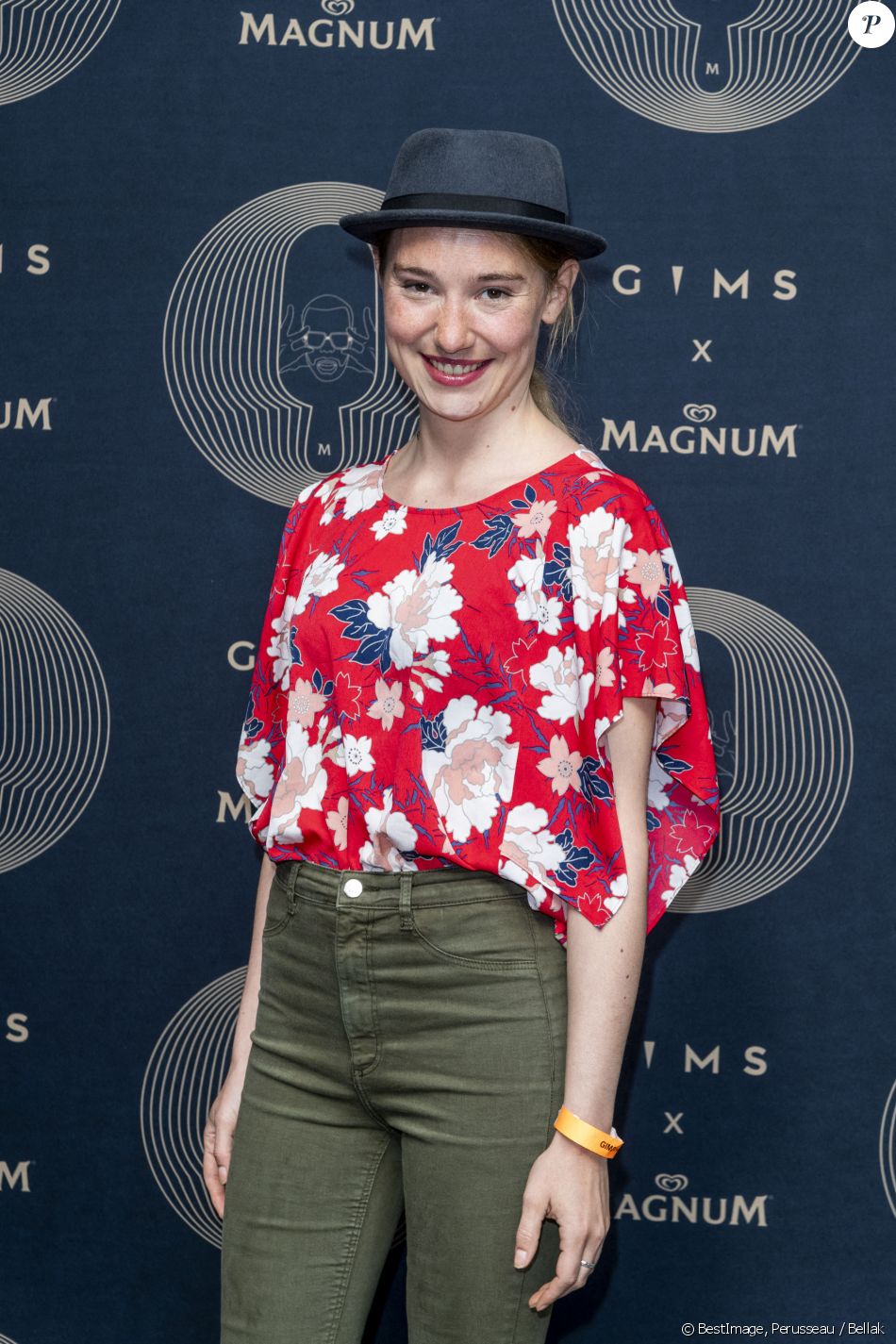 Déborah François lors du lancement de la collection capsule Gims x Magnum à Paris le 27 mai 2021. © Perusseau / Bellak / Bestimage