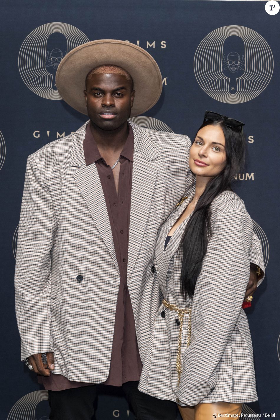 Olivia Kugel, Alexandre Ossey lors du lancement de la collection capsule Gims x Magnum à Paris le 27 mai 2021. © Perusseau / Bellak / Bestimage