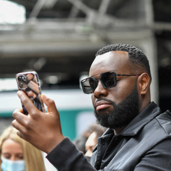 Gims (Gandhi Djuna) lors du lancement de la collection capsule Gims x Magnum à Paris le 27 mai 2021. © Bellak / Perusseau / Bestimage 