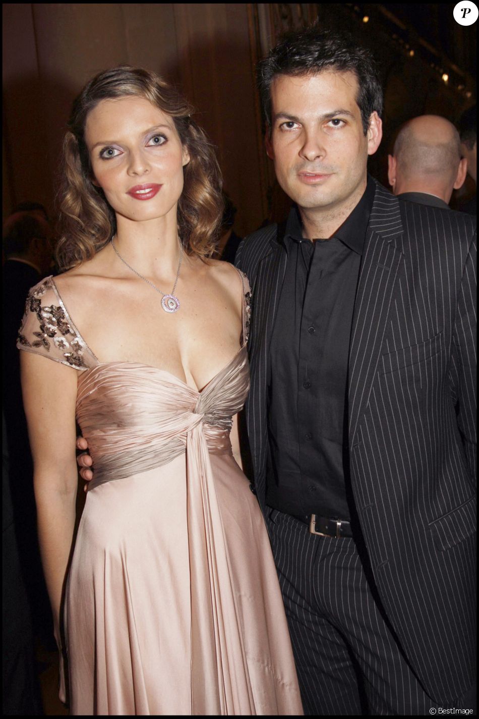 Sylvie Tellier et son ex-mari Camille Le Maux - Dîner de l'association AVEC, à Versailles.