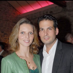 Sylvie Tellier et son ex-mari Camille Le Maux - 1er festival Cinéma, costumes et mode à la Villa Ddion à Tunis